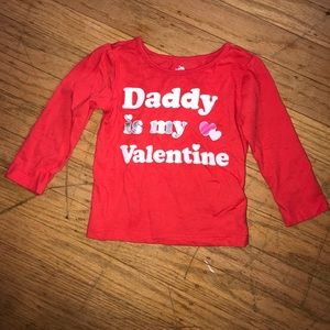 5/$15🌷 Daddy’s Valentine Long Sleeve Shirt